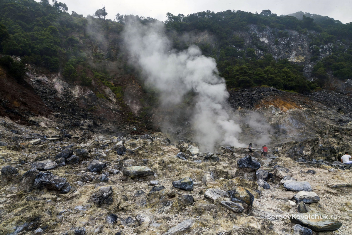 Tangkuban Parahu, Bandung,  West Java, Indonesia