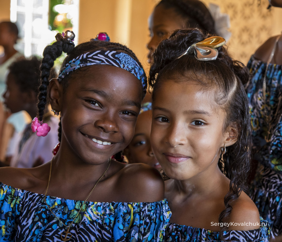 Nicaragua. Caribbean coast. Pearl lagoon, the Orinoco village, Garifuna people