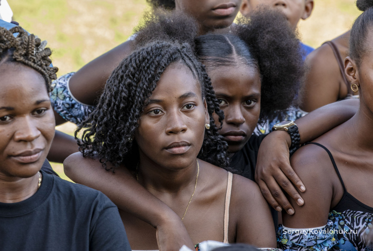 Nicaragua. Caribbean coast. Pearl lagoon, the Orinoco village, Garifuna people