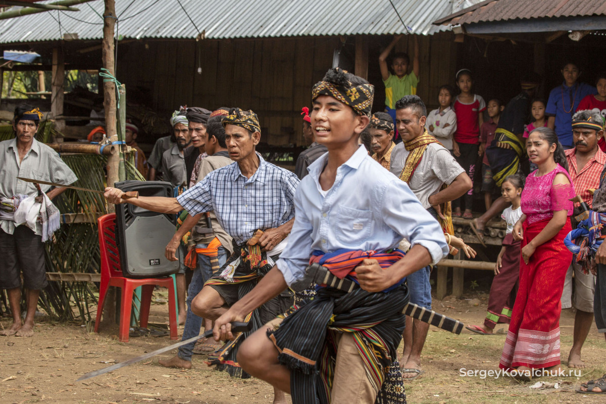 Funeral rites on the island of Sumba, East Indonesia
