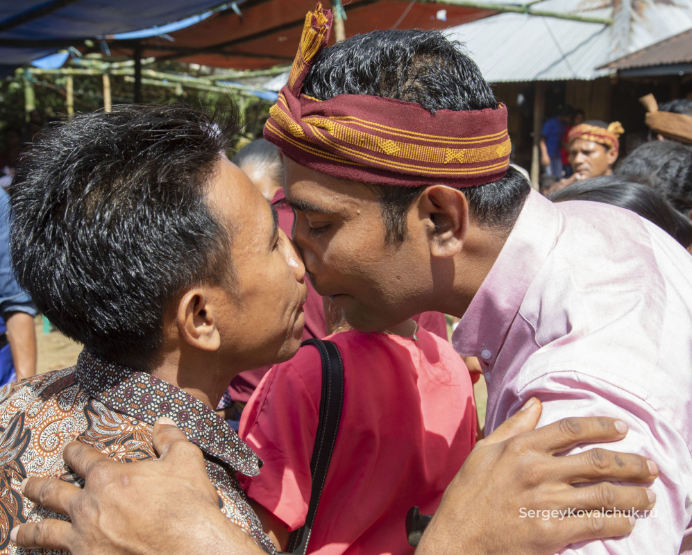 Funeral rites on the island of Sumba, East Indonesia