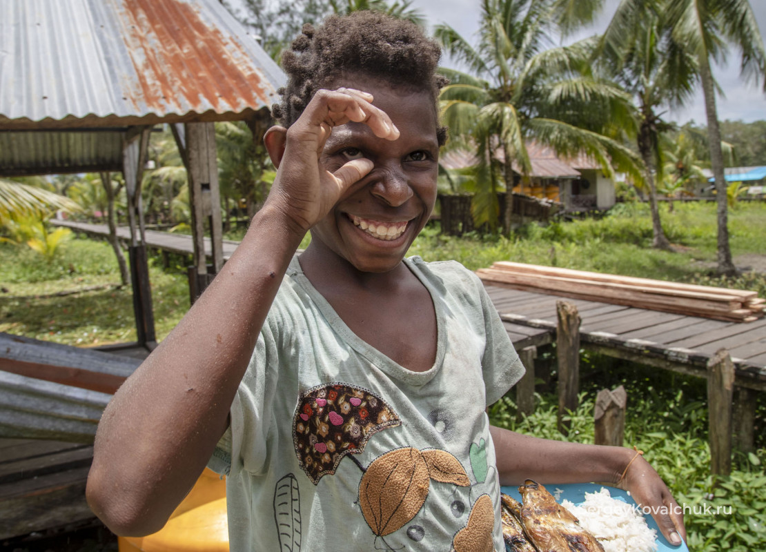 The Kadjang people, f Panya Province, on New Guineai, Indonesia