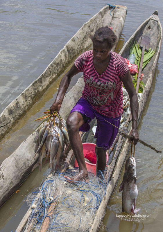The Kadjang people, f Panya Province, on New Guineai, Indonesia