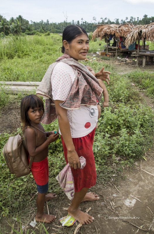 The Togutil people, the island of Halmahera, on the Maluku Islands, Indonesia