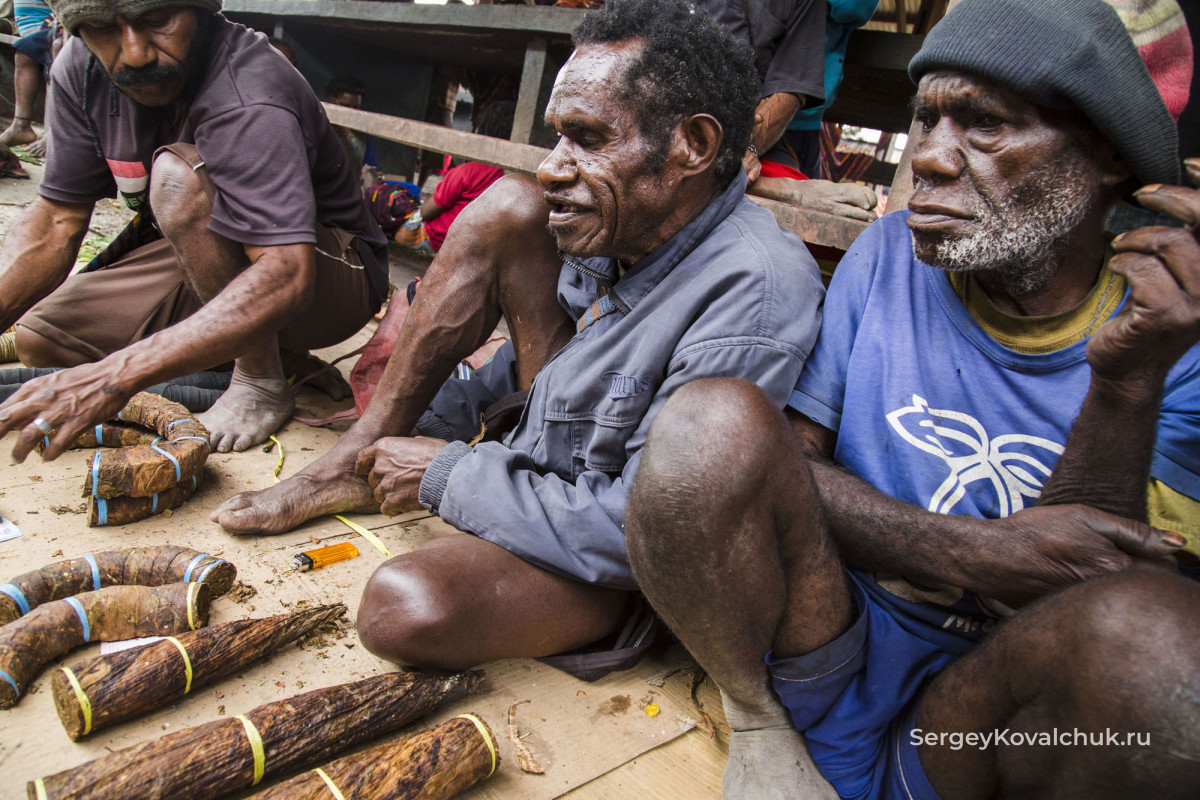 The Togutil people,Baliem Valley in Papua Province, New Guinea, Indonesia