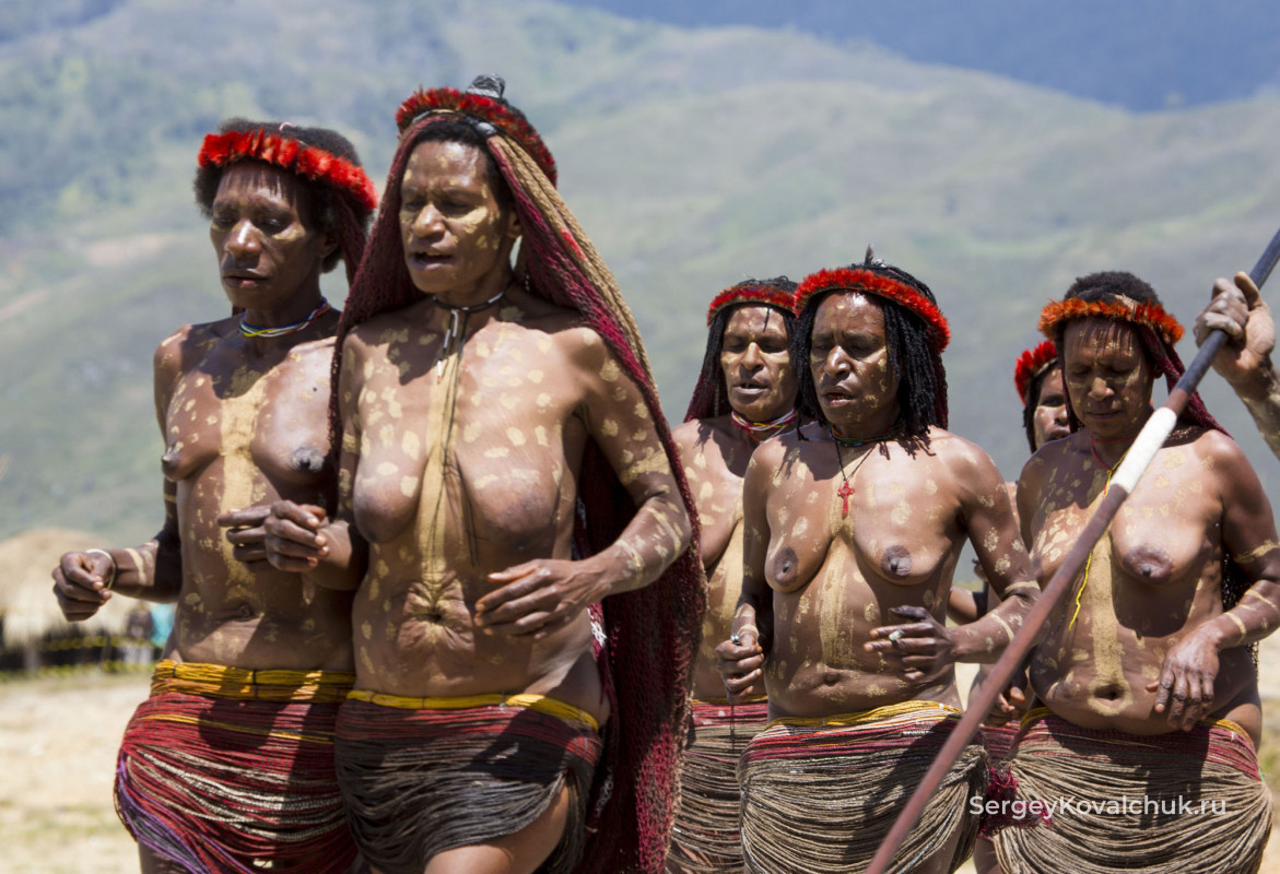 The Togutil people,Baliem Valley in Papua Province, New Guinea, Indonesia