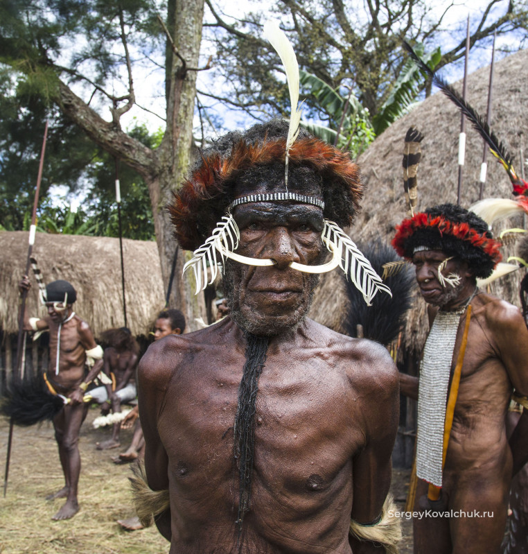 The Togutil people,Baliem Valley in Papua Province, New Guinea, Indonesia