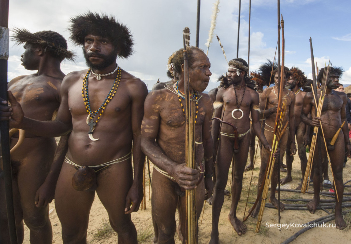 The Togutil people,Baliem Valley in Papua Province, New Guinea, Indonesia