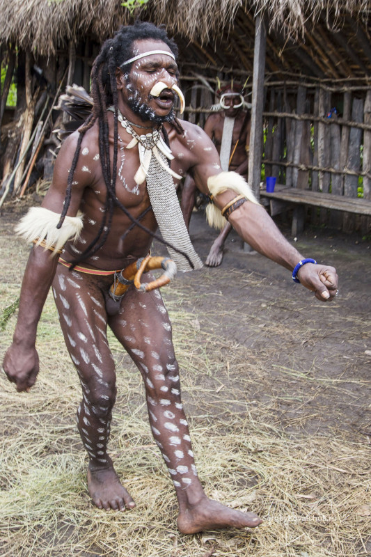 The Togutil people,Baliem Valley in Papua Province, New Guinea, Indonesia
